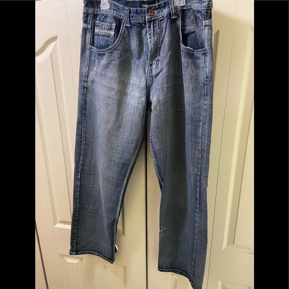 MENS STONE WASHED JEANS